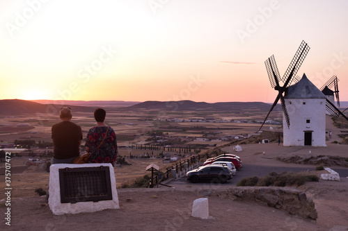 Cerro Calderico en Consuegra (Toledo) Castilla-la Mancha.  España