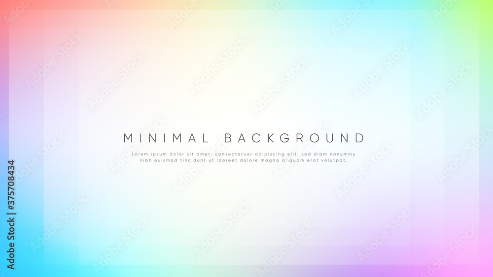 Colorful Modern Gradient Background | Minimal Colorful Wallpaper | Vector Gradient Background