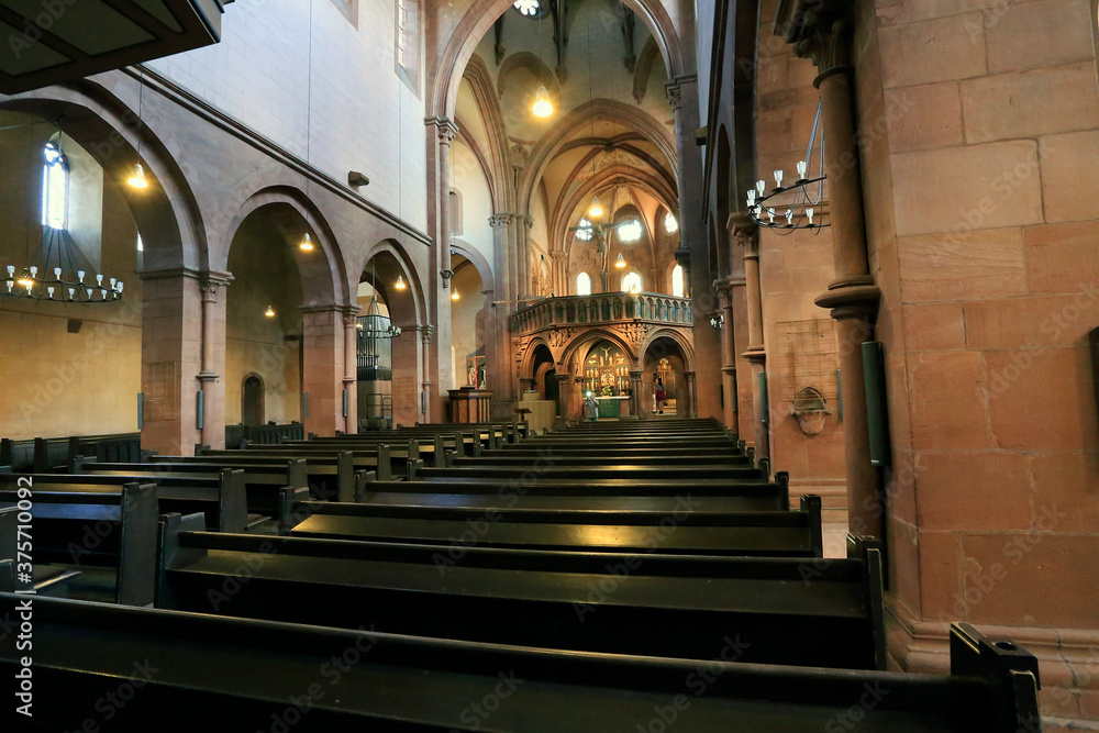 Gelnhausen, Kirche der Jungfrau Maria, Hessen, Deutschland, Europa