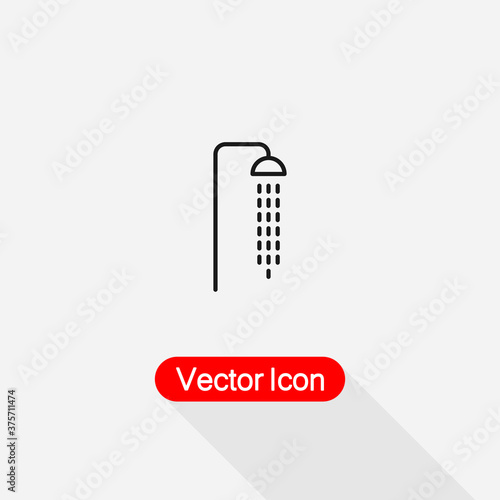 Shower Icon Vector Illustration Eps10