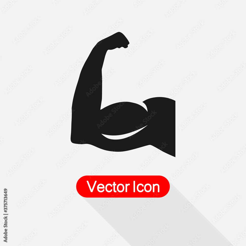 Strong Icon, Biceps Icon Vector Illustration Eps10 Strong Icon, Biceps Icon Vector Illustration Eps10
