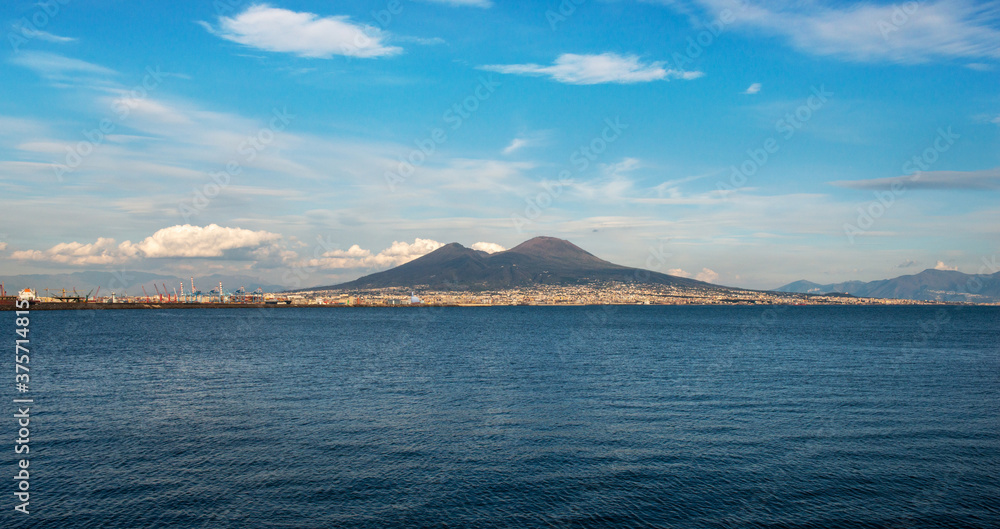 Mount Vesuvius from Naples