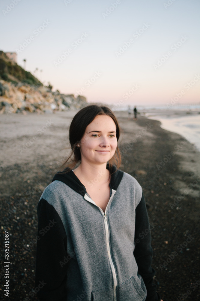 Evening Sunset walk on the beach