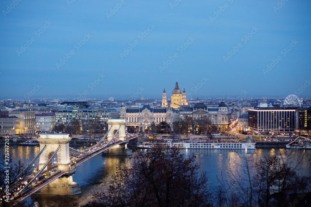 Budapest city at night Budapest city at night