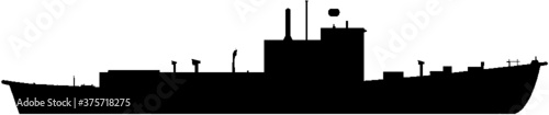 Tugboat of the type «Yaroslavets», Russia.