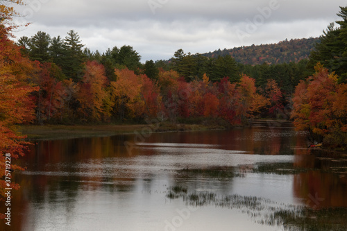 The Fall Colors Reflect off New England Waters