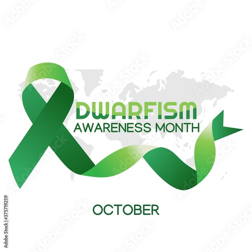 dwarfism awareness month vector illustration