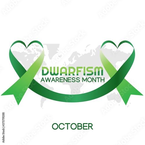 dwarfism awareness month vector illustration