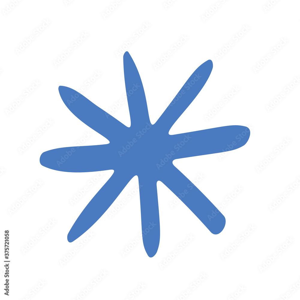 Set of snowflakes, winter holiday decoration. Vector sketch Set of snowflakes, winter holiday decoration. Vector sketch