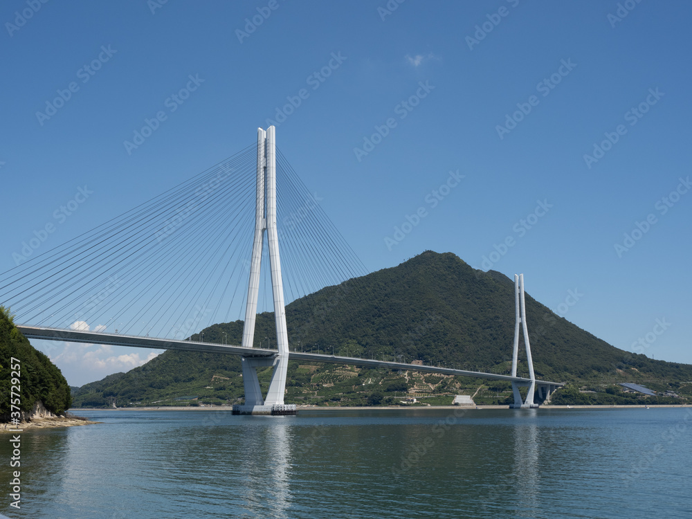 Obraz premium しまなみ海道の多々羅大橋