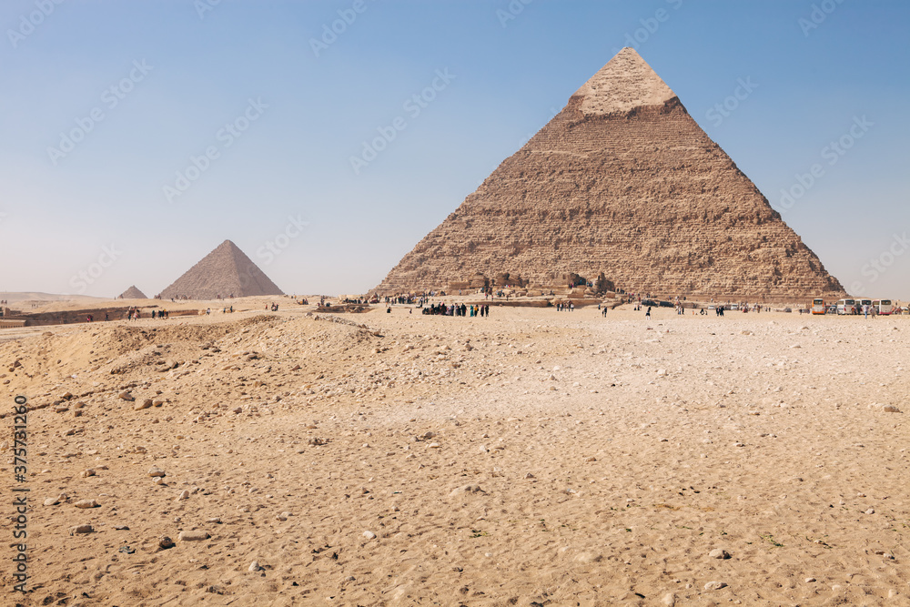 The great pyramid of Giza just outside of Chiro, Egypt The great pyramid of Giza just outside of Chiro, Egypt