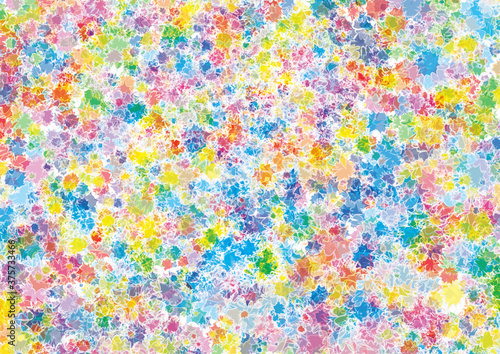 華やかな花畑のようなテクスチャ