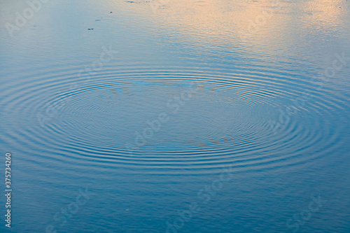 Wallpaper Mural 朝焼けの川面に浮かぶ波紋 Torontodigital.ca