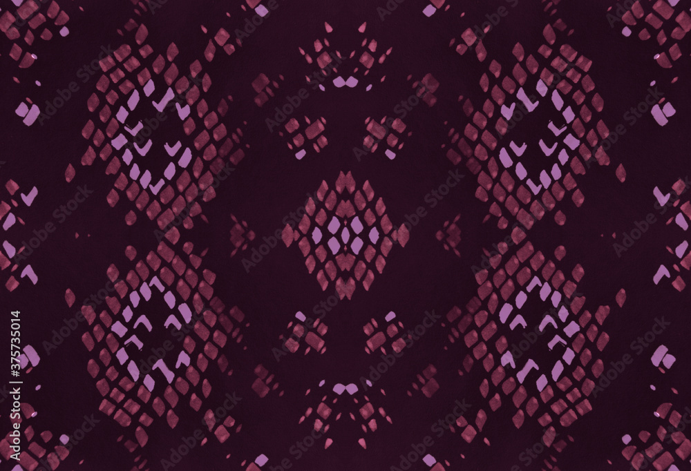 Watercolor Splatter Reptilie Pattern. Watercolor Splatter Reptilie Pattern.