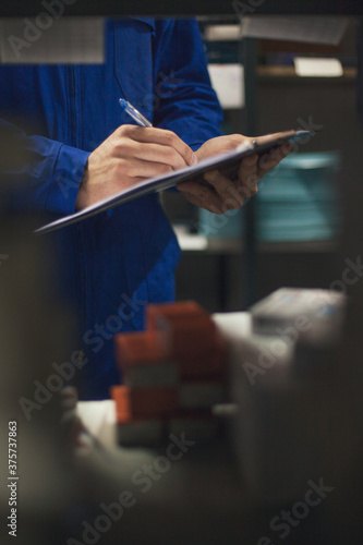 Warehouseman Writing