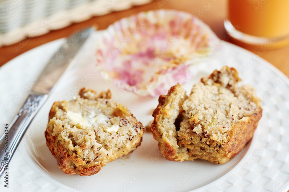 Banana Lentil Muffins Banana Lentil Muffins