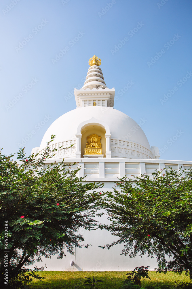 World Peace Pagoda in Lumbini,Nepal World Peace Pagoda in Lumbini,Nepal