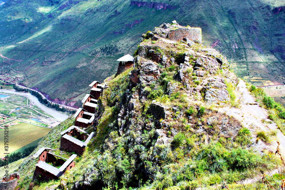 Fotografie Scenery in Pisac, Peru