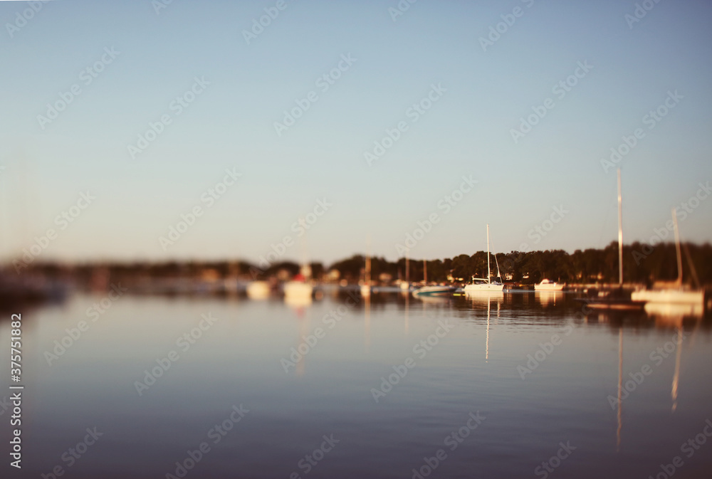 A Calm, Clear Morning On In A Small Harbor A Calm, Clear Morning On In A Small Harbor