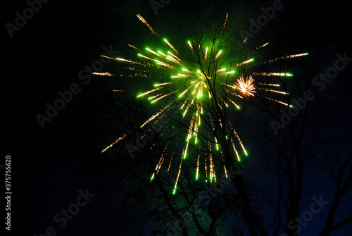 Fireworks on the 4th of July photo