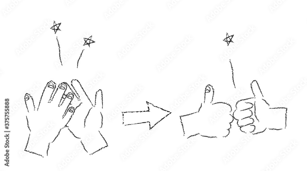 ハイタッチからグータッチ fist bump instead of high-five ハイタッチからグータッチ fist bump instead of high-five