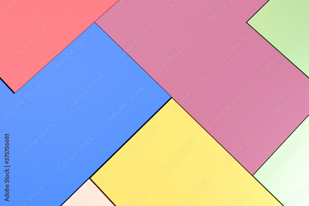 Colorful mosaic geometric flat tiles material design paper business background. Colorful mosaic geometric flat tiles material design paper business background.