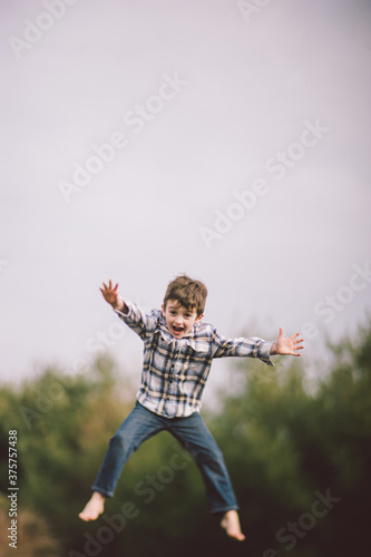 Trampoline fun photo