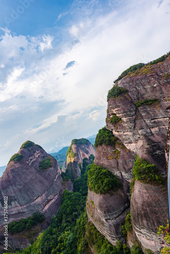 The light landscape of Jesus in the sky in Guilin Bajiao Village photo