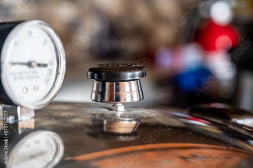 pressure cooker guage and releave valve photo