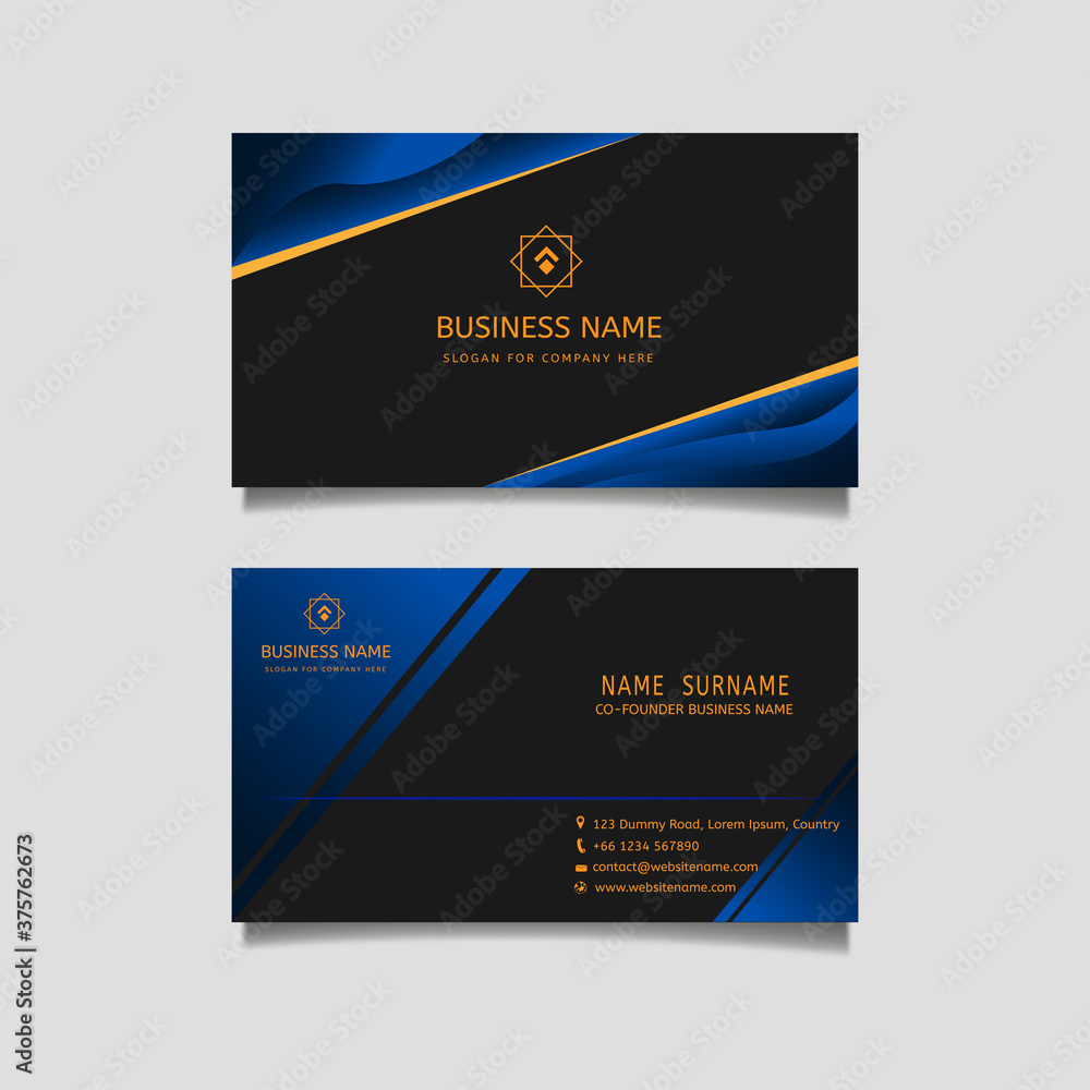 Business card template - vector illustration stock illustration Business card template - vector illustration stock illustration