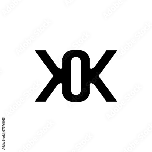 Letter KOK Logo Design Template Elementes
