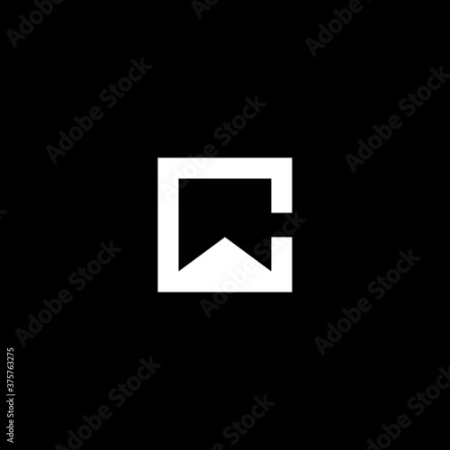 CW WC Letter Initial Logo Design Template
