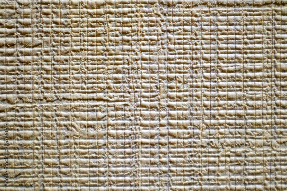 Close up wall. Interesting white and yellow texture Close up wall. Interesting white and yellow texture