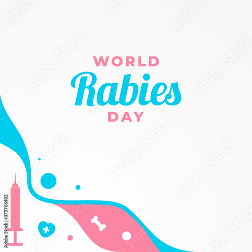 World Rabies Day Vector Design Illustration