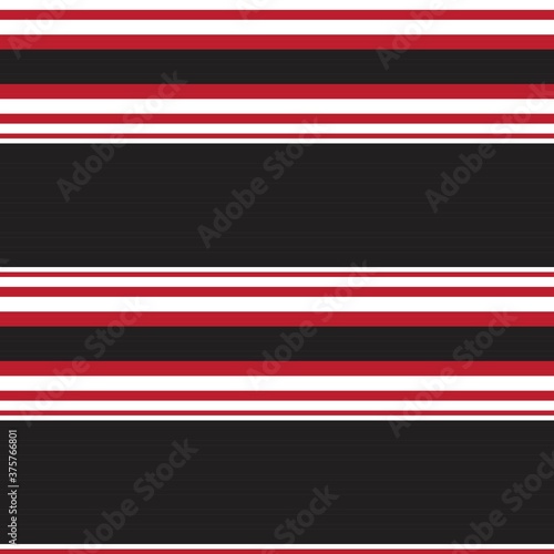 Red Stripe seamless pattern background in horizontal style