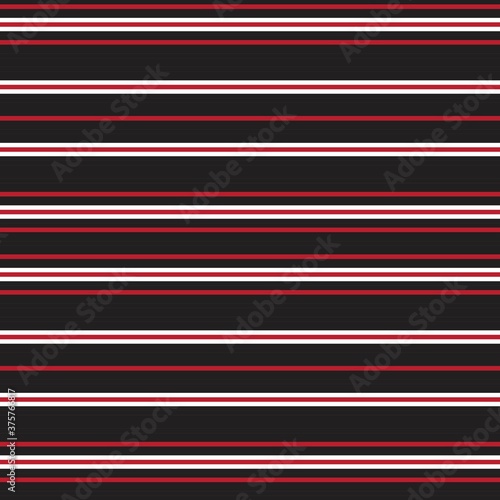 Red Stripe seamless pattern background in horizontal style