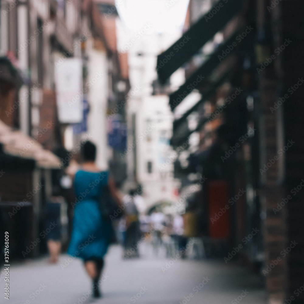 Lady in a blue dress Lady in a blue dress