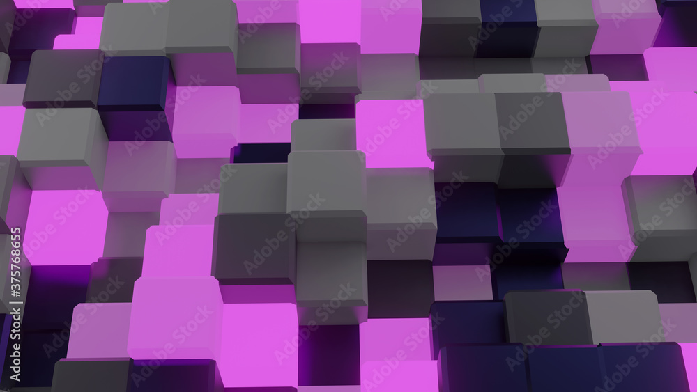 Abstract Cube background. 3d rendering. Abstract Cube background. 3d rendering.
