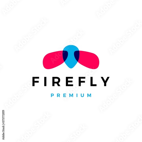 firefly logo vector icon illustration