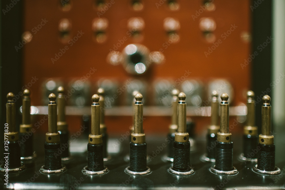 Old telephone switchboard Old telephone switchboard