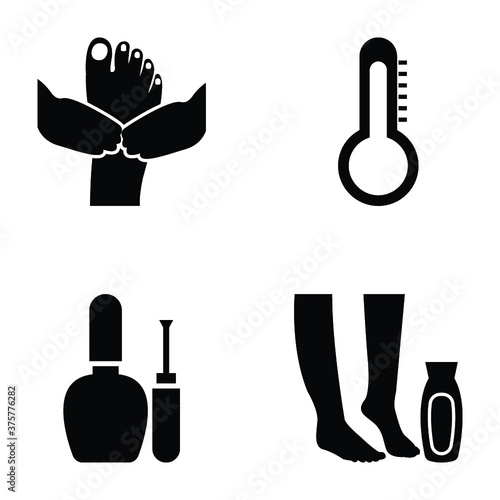 Aroma Essentials Solid Icons Set