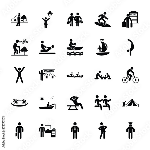 Set Of Holiday Pictograms