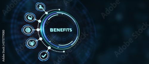 Tableau sur toile Employee benefits help to get the best human resources