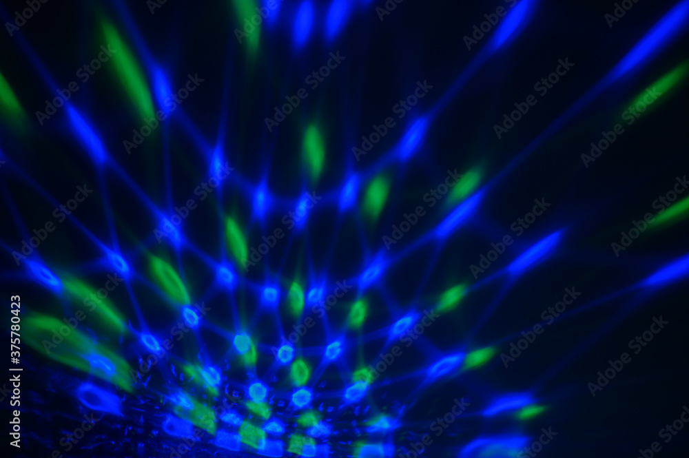 Colorful abstract light lines