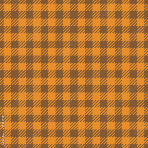 Autumn Tartan Seamless Pattern Background