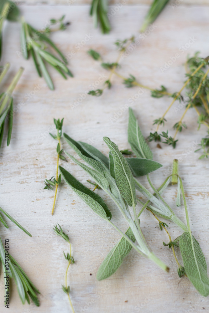 Sage and thyme Sage and thyme