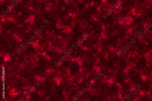 Red foil paper decorative texture background for artwork. Metallic red background foil paper for Christmas background. Shiny red metalic foil texture background. Red pattern, Luxury pattern.