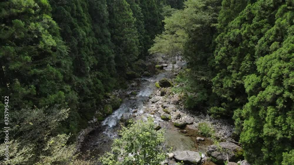 水の流れ 神崎川 長良川水系 ドローン 岐阜県 日本 水の流れ 神崎川 長良川水系 ドローン 岐阜県 日本