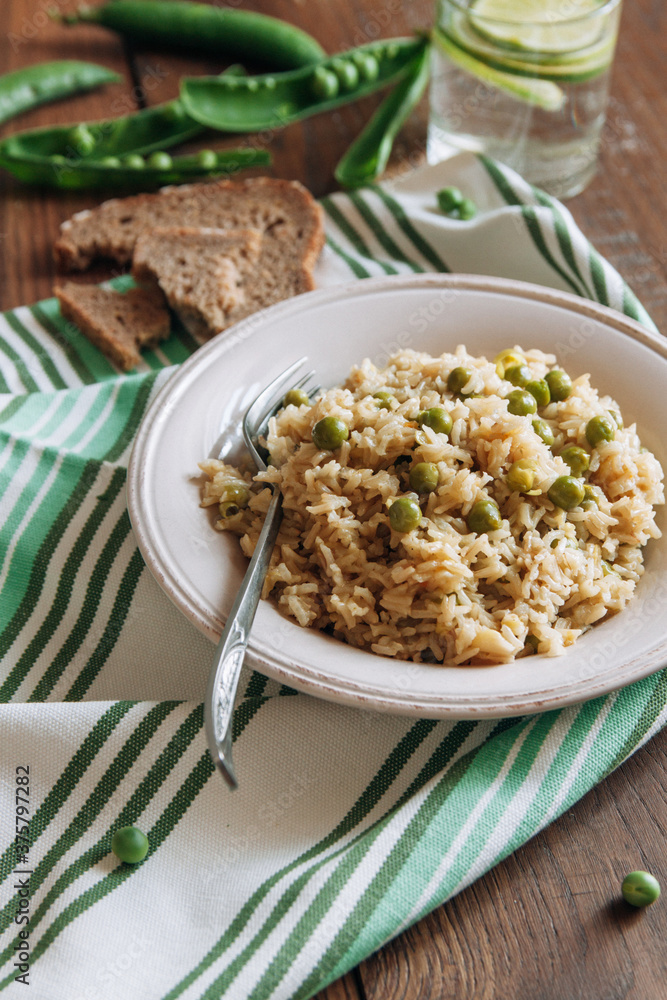Peas risotto Peas risotto