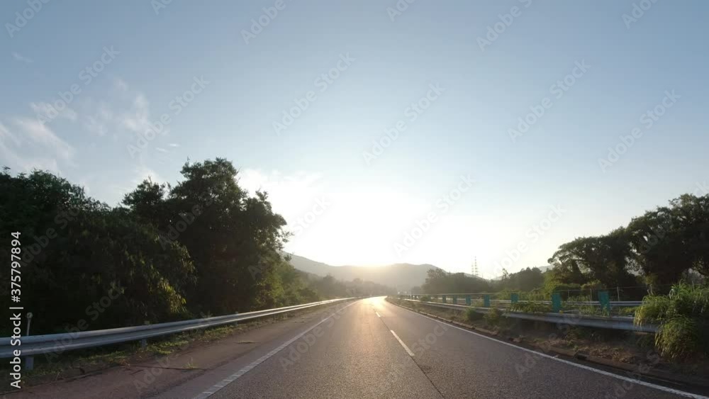 ドライブ映像　新東名高速道路　愛知県　日本